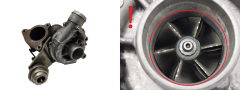 Турбокомпресор 9644384180 0375F9 2.0 HDI 16v Garrett Citroen C8 807 Peugeot