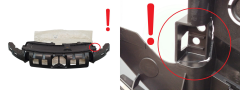 Монтиране на бронята Оригинал Преден край Citroen C4 Cactus 9801744980 Outlet