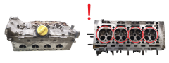 Глава на двигателя 1640 7701475605 2.0 16v Turbo F4R776 Renault