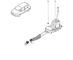 Връзка за смяна на предавките Оригинал renault Thalia II 8200905264