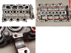 Глава на двигателя Ford PSA Volvo 9655911480 9644994680 1.6 16V TDCI G8DB 18