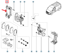 Стягащ хомот Вдясно Преден край Нов оригинал 410140855R Renault