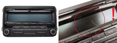 Радио Cd VW 1K0035186AQ 7642272360 Bosch