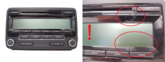 Радио Cd VW 1K0035186AA 7647201360 Blaupunkt 1382
