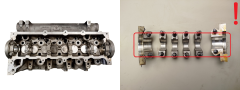 Глава на двигателя Renault 2968F2 110415795R 7701477400 1.5 DCI Siemens