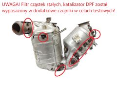 Catalyst DPF 8201727028 208A06131R 2.0dCi Renault