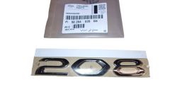 Емблема Задна част Оригинал 98284028DX Peugeot 208