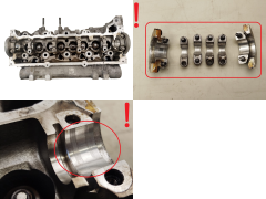 Глава на двигателя Renault Nissan 7760 F2 7701473181 1.5 DCI