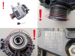Алтернатор 045903023A Bosch 0124515022 120A VW AG