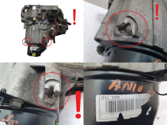 Скоростна кутия JR5008 7701714590 1.8 Renault Laguna 2 Uszkodzona