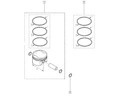 Бутални пръстени Оригинал Renault 2.0 16v M4R 7701065053
