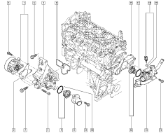 Уплътнение Оригинал Renault Nissan 1.4 TCe H4F 110620001R