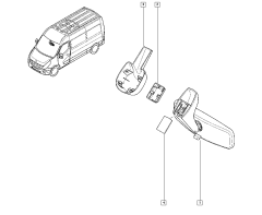 Вътрешно огледало Оригинал Master III Movano NV400 963215589R