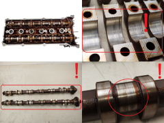 Глава на двигателя BMW 1436793 2.5 24V 256S5 3