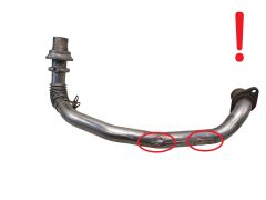 Тръба на Egr 161836 9652264880 2.0 HDI Citroen C5 Peugeot 407