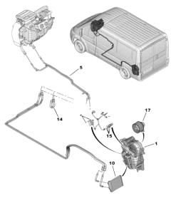 Интериорен монтаж Оригинал Jumper Boxer Ducato 3 643653