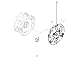 Количка Нов оригинал Renault Twingo III 403152924R