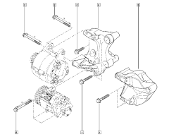Монтажна скоба Оригинал Trafic III Vivaro NV300 Talento 117105508R