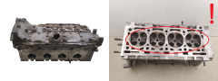Глава на двигателя 1640 7701475605 2.0 16v Turbo F4R760 Renault