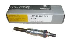 Нажежаема свещ Нов оригинал 7700733076 Renault Citroen Peugeot