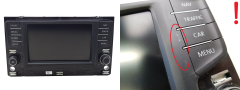Радио дисплей Navi Volkswagen 3G0919605D A2C93427300 ABT Std2 Nav