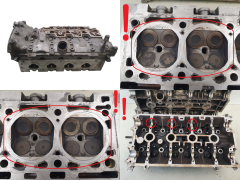 Глава на двигателя 1640 7701475605 2.0 16v Turbo Renault S19