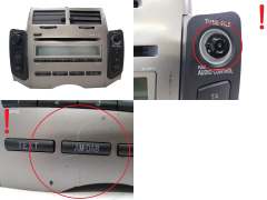 Радио Cd Mp3 Toyota Yaris 86120-0D490 W13811 Fujitsu 1362
