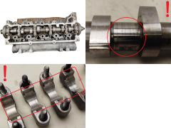Глава на двигателя Renault Nissan 7760 F2 7701473181 1.5 DCI 2