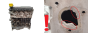 Двигател K9KB702 K9K702 1.5 dCi Renault Kangoo Clio 2 S79