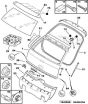 Звукоизолация Задна част Оригинал Citroen Peugeot C4 8748GA