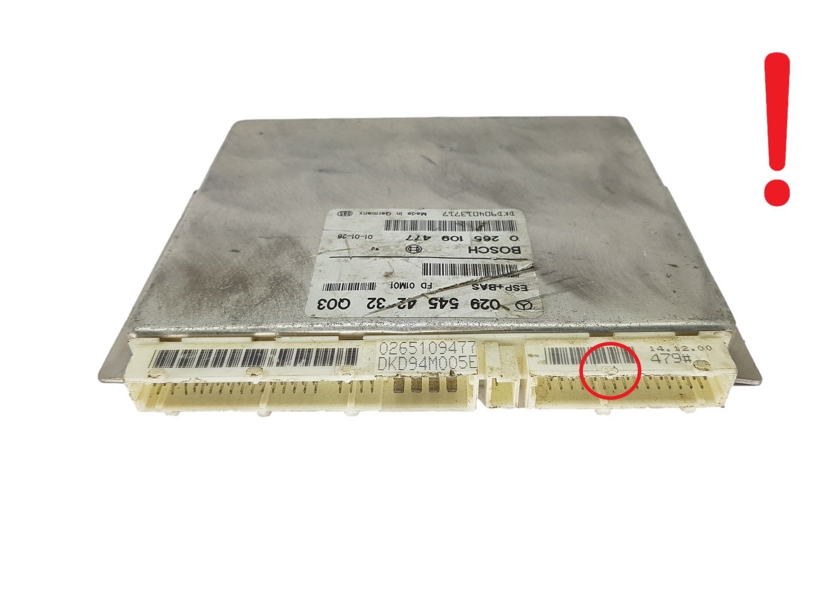 Шофьор 0295454232 Q03 0265109477 Mercedes Bosch 16993 main product photo