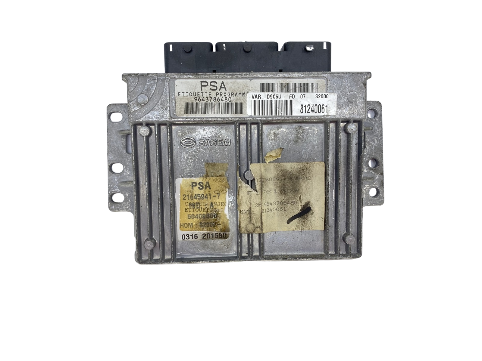 Шофьор 9643786480 9643786680-01 21645941-7 PSA Sagem 56995 main product photo