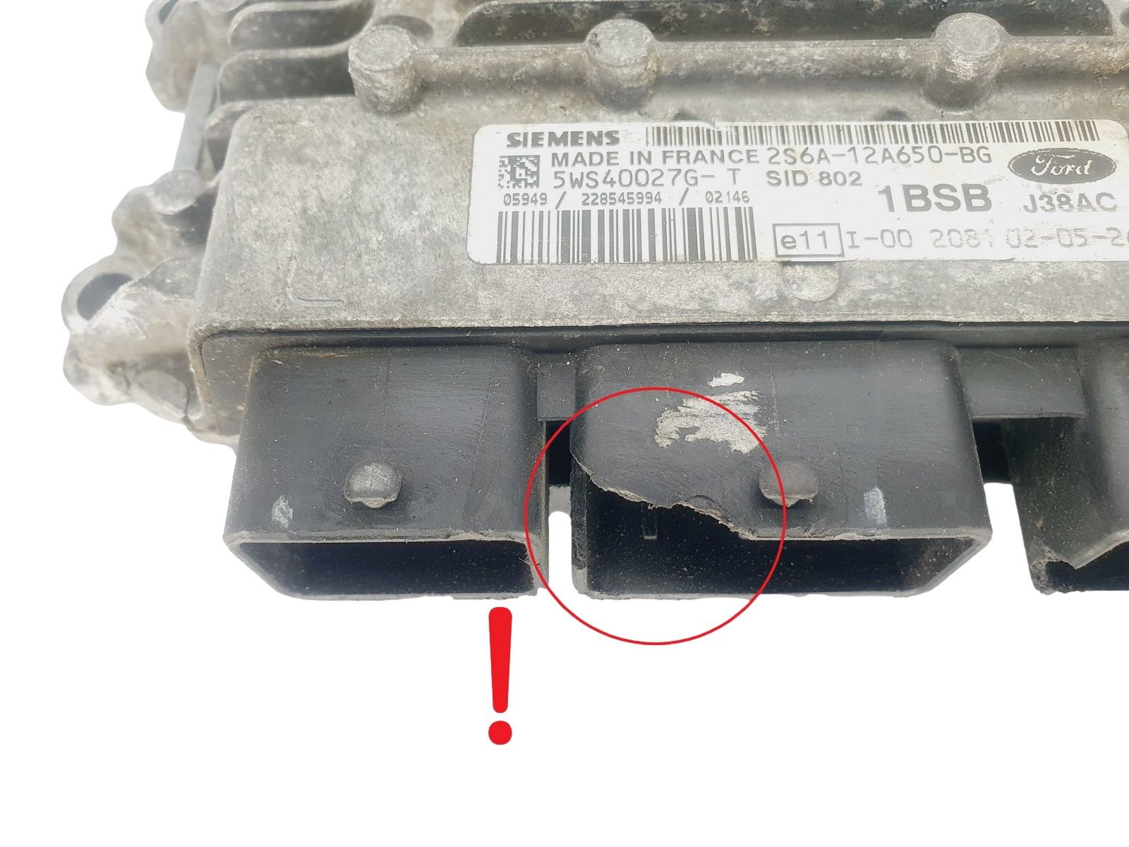 Шофьор 2S6A-12A650-BG 5WS40027G-T SID 802 Ford Siemens 45159 main product photo