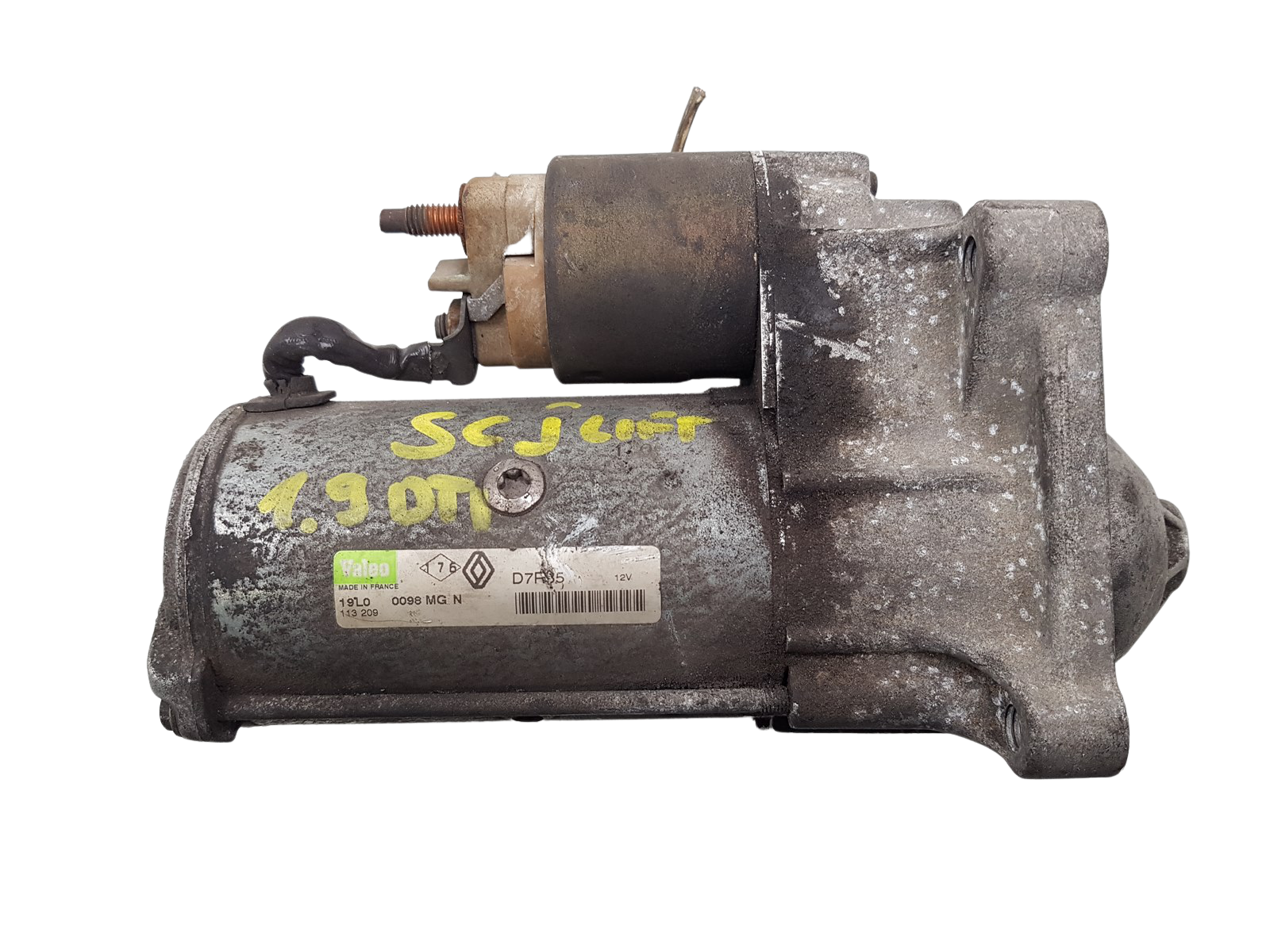 Стартер Renault 7700113209 D7R35 1.9 Valeo main product photo