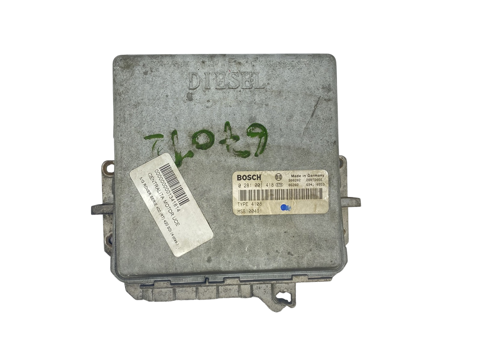 Шофьор Rover MSB100491 0281001418 4108 Bosch 59876 main product photo