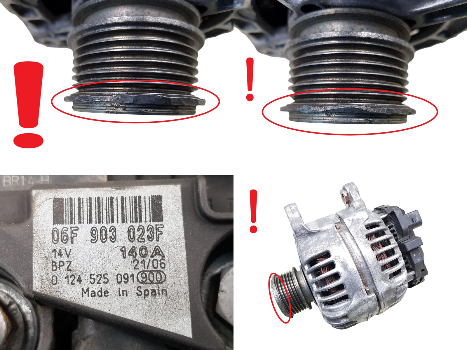 Алтернатор 06F903023F 0124525091 Bosch VW main product photo