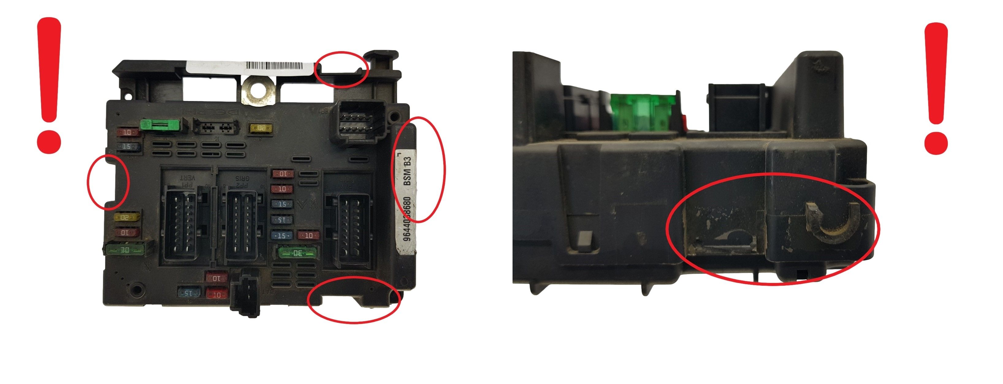 Шофьор BSM B3 9644038680 PSA Delphi 1709 main product photo
