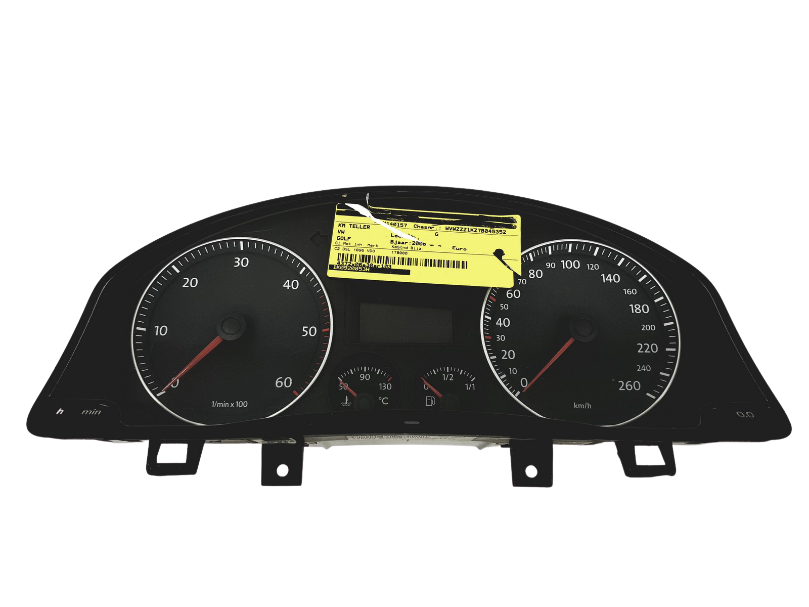 Тахометър VW Golf MK5 1K0920853H 110080345004 VDO main product photo