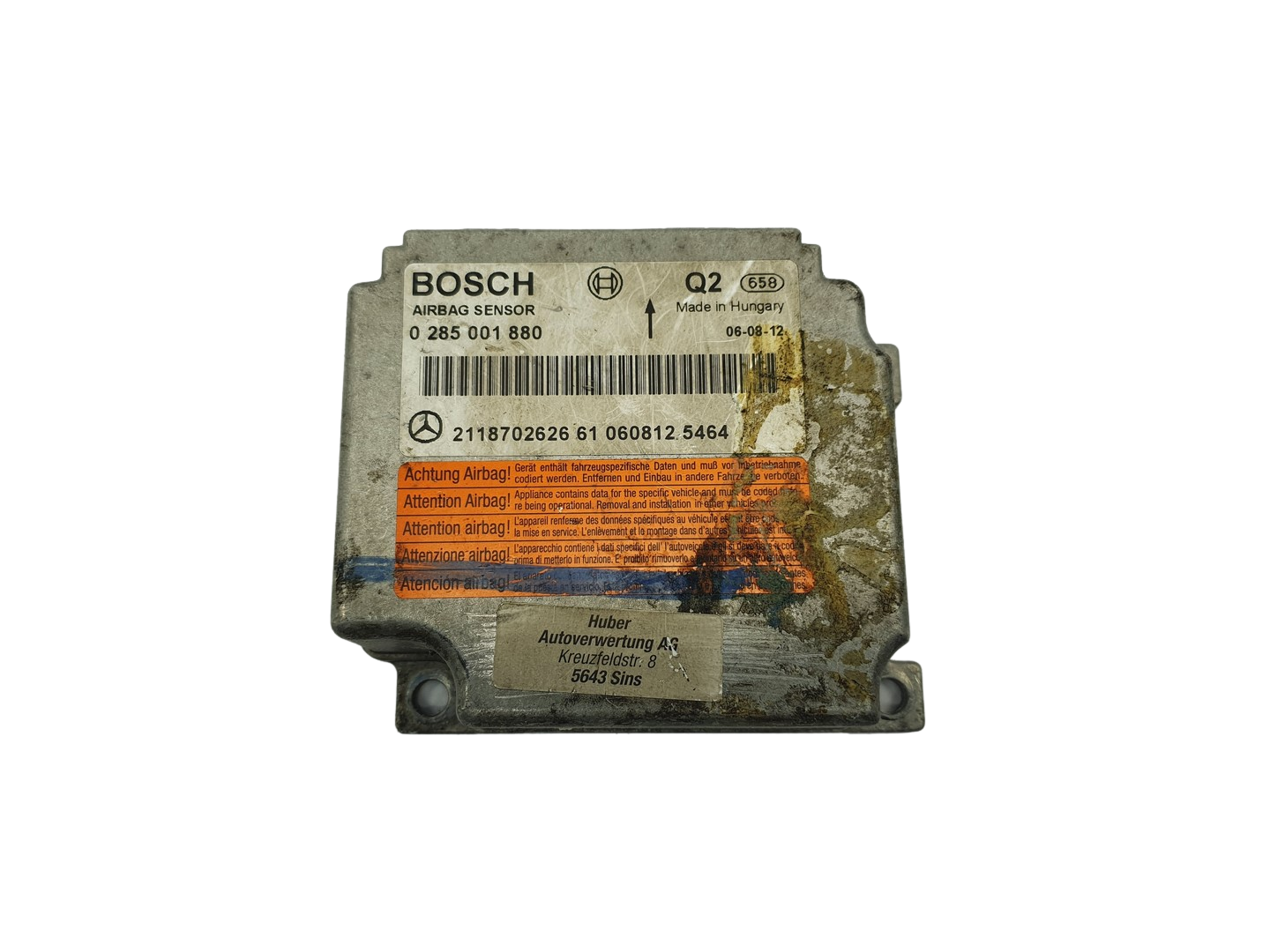 Шофьор 2118702626 0285001880 Mercedes Bosch main product photo