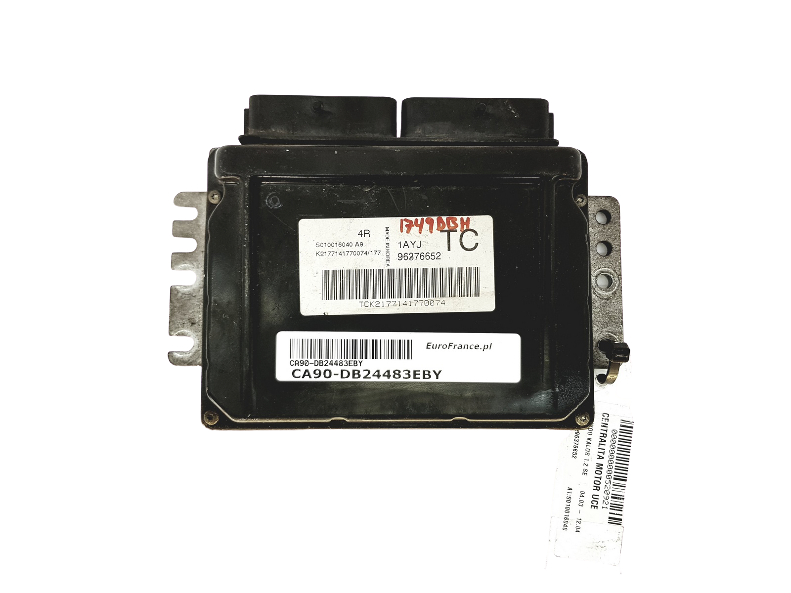 Шофьор 96376652 S010016040A9 Chevrolet Daewoo Kemsco 24483 main product photo