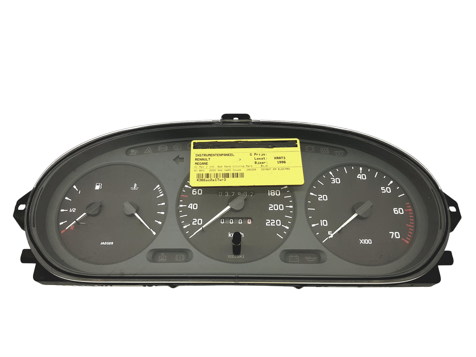Тахометър Renault Megane 1 Scenic 1 7700839644 46087 main product photo