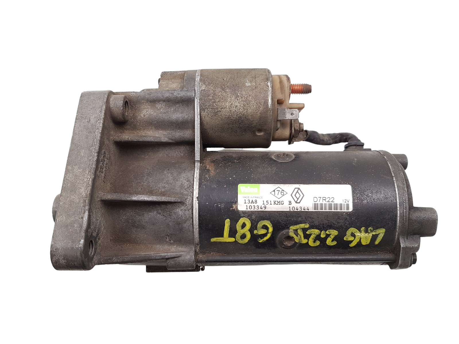 Стартер Renault 7700104344 D7R22 2.2 D Valeo 1255 main product photo