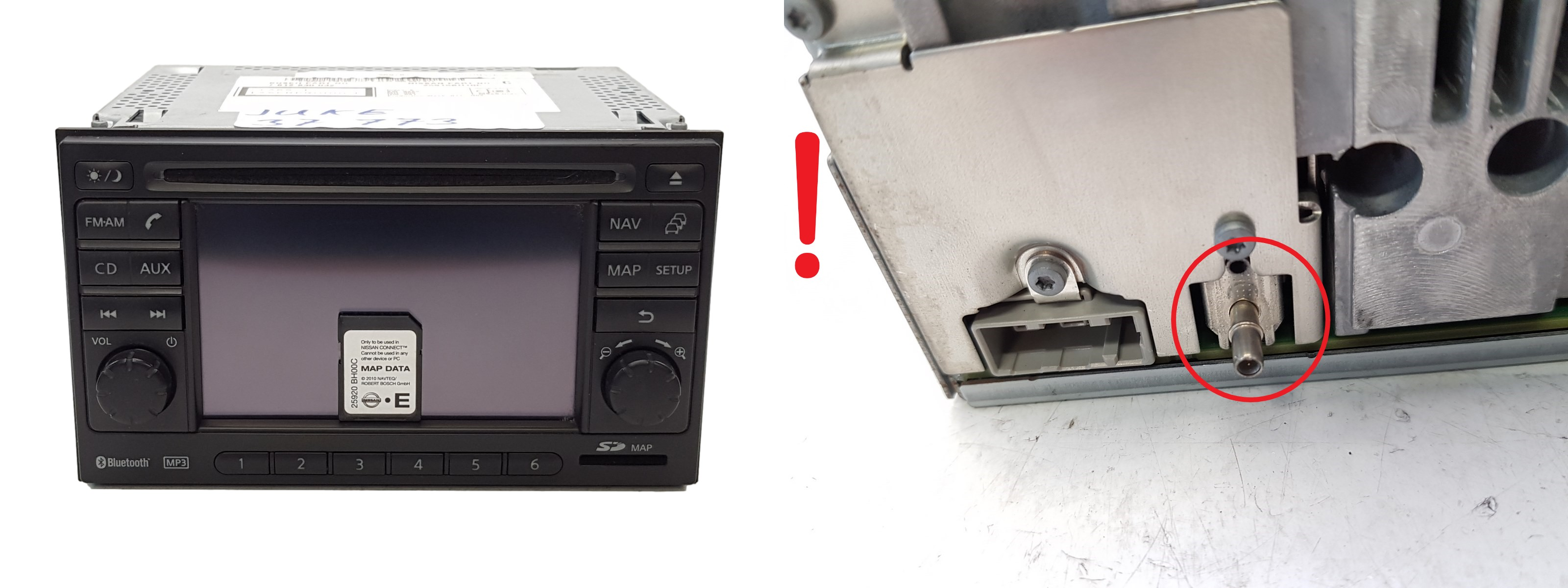 Навигация Radio Nissan Juke 25915BH10C 25920BH00C main product photo