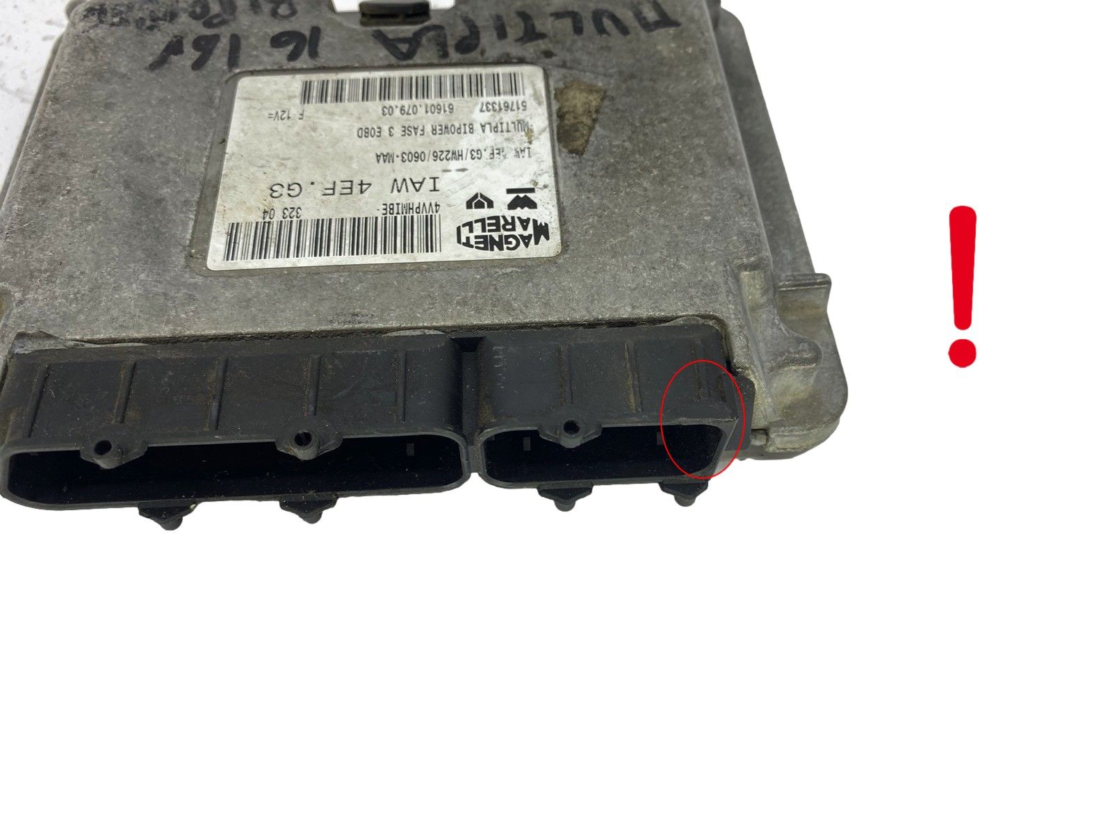 Шофьор IAW4EF.G3 51761337 61601.079.03 Fiat Magneti Marelli 57468 main product photo