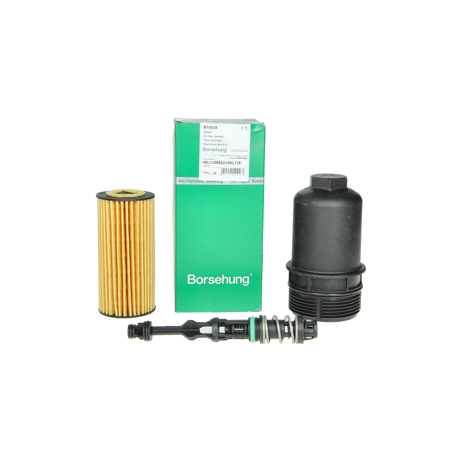 Маслен филтър Пълна версия Направете Audi 06L115562B B10435 Borsehung main product photo