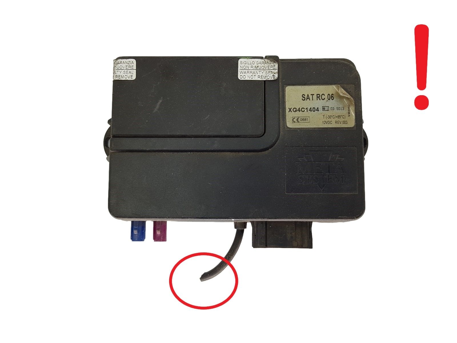 Модул за водачи XG4C1404 SAT RC 06 Meta System main product photo
