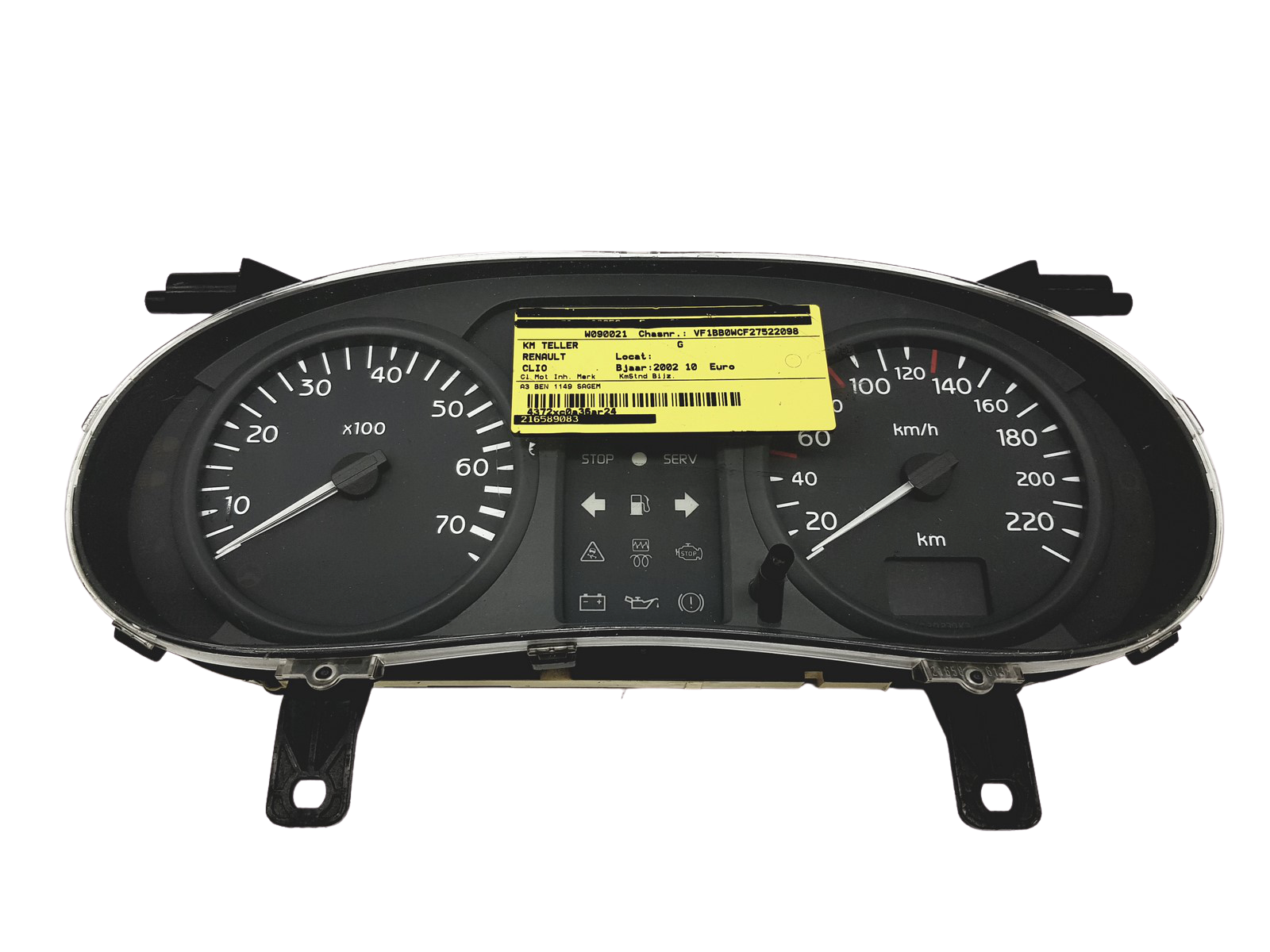Тахометър Renault Clio 2 8200059763 30330 main product photo