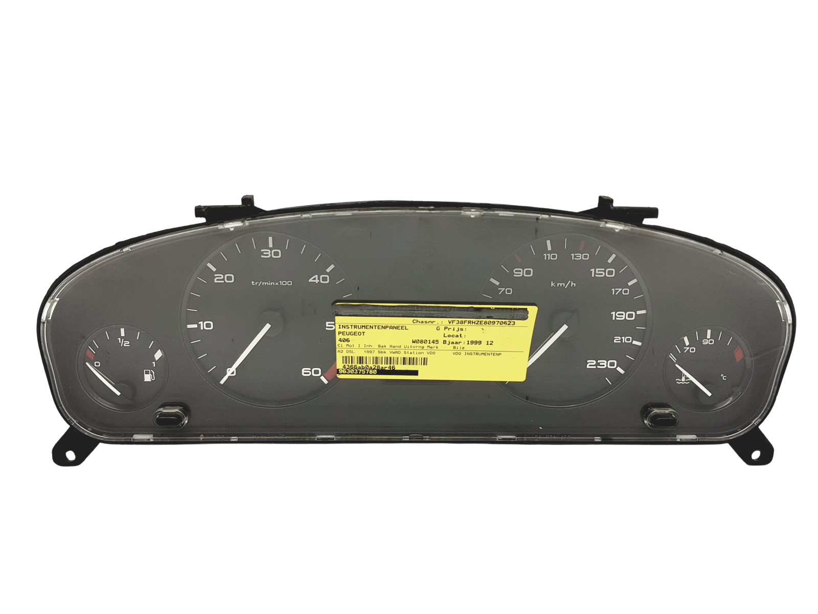 Тахометър Peugeot 406 9630372780 110008882002 45038 main product photo