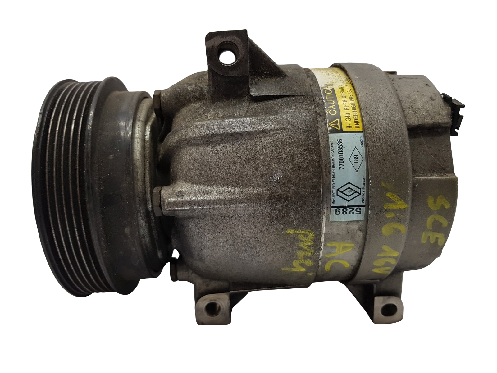 Компресор за климатик Renault Scenic I 7700103536 1135289 5289 Delphi 7039 main product photo