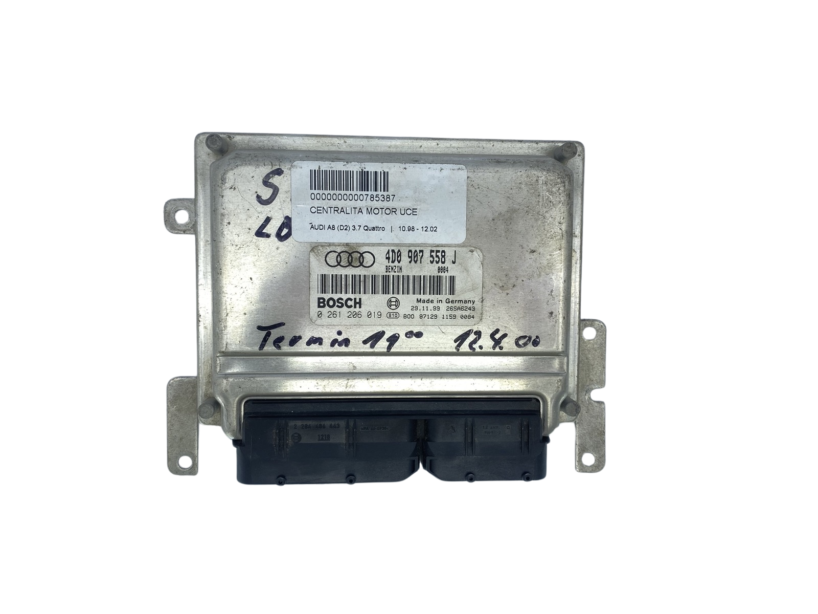 Контролер на двигателя 0261206019 4D0907558J Audi Bosch main product photo